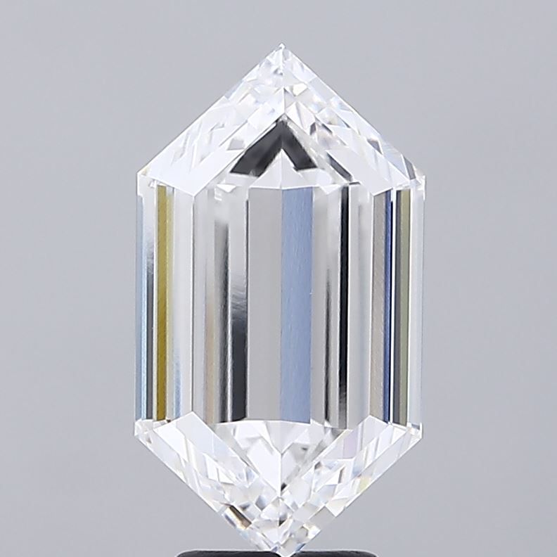 7.04 ct lab-grown Hexagonal Diamond