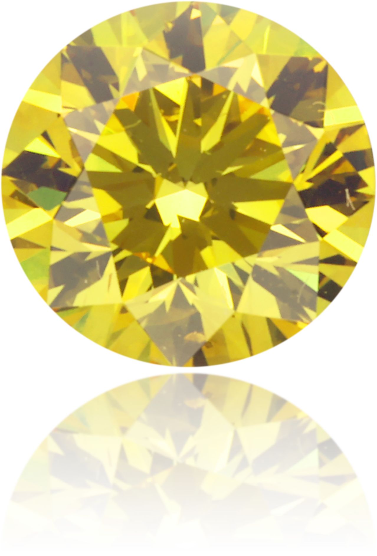 Diament 0.5 ct Fancy Vivid Yellow/SI2