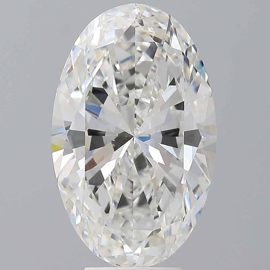 6.53 ct. oval Lab Grown Diamond front image