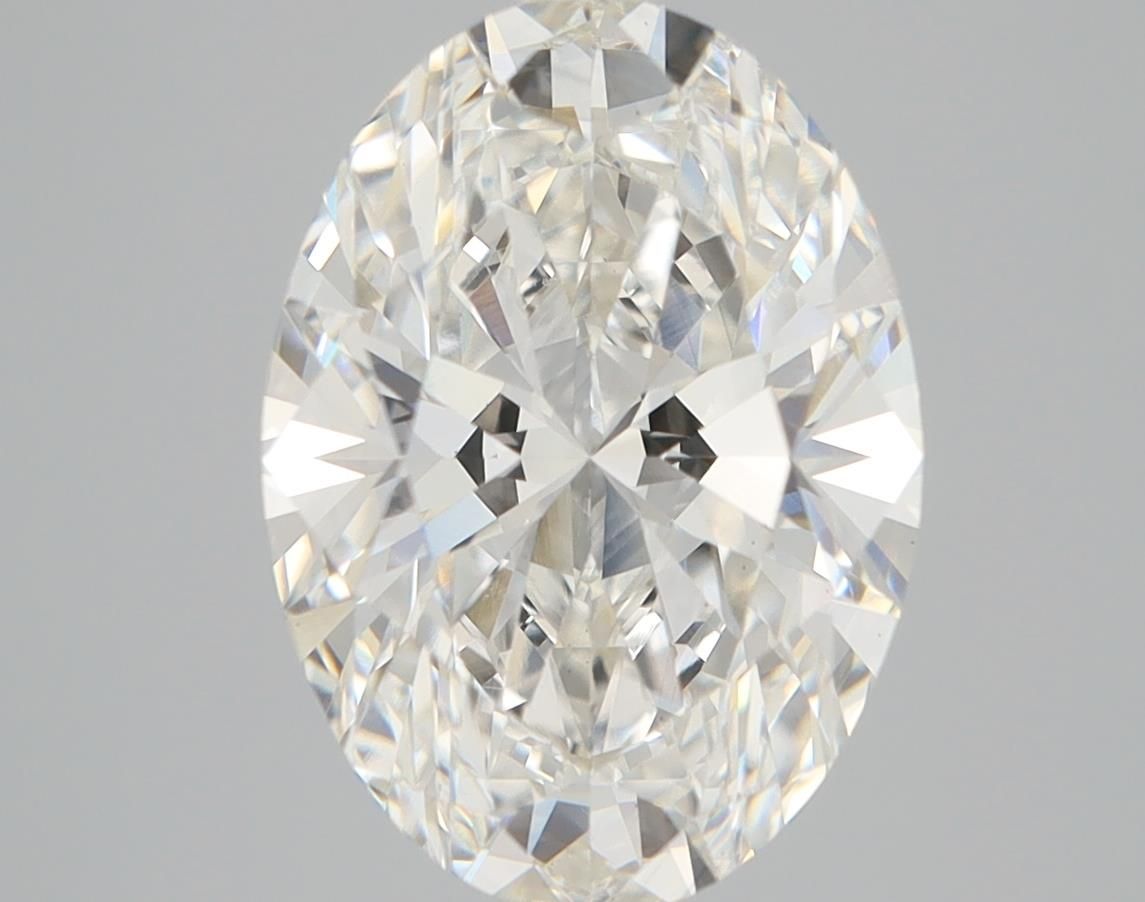 4.09 ct. oval Lab Grown Diamond front image