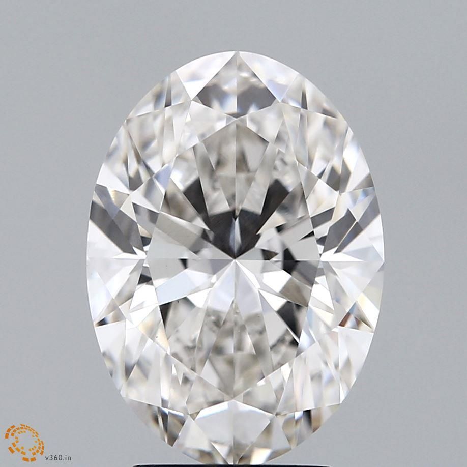 3.81 ct. oval Lab Grown Diamond front image