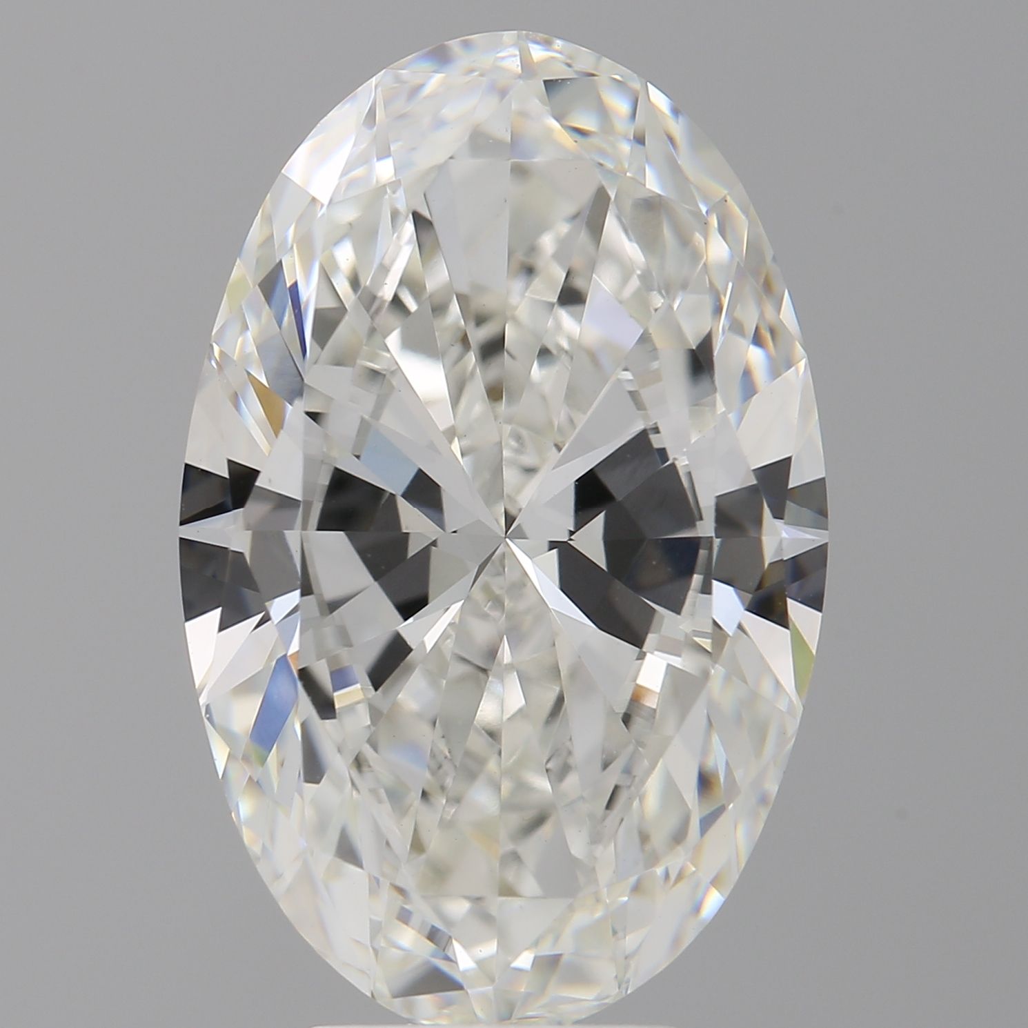 6.06 ct. oval Lab Grown Diamond front image