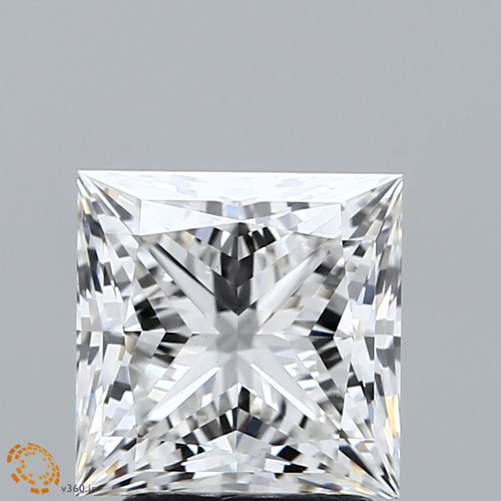 2.58 ct Princess diamond