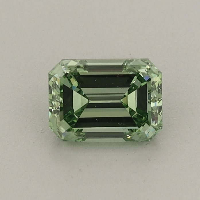 0.61 CT Fancy Vivid Green EMERALD