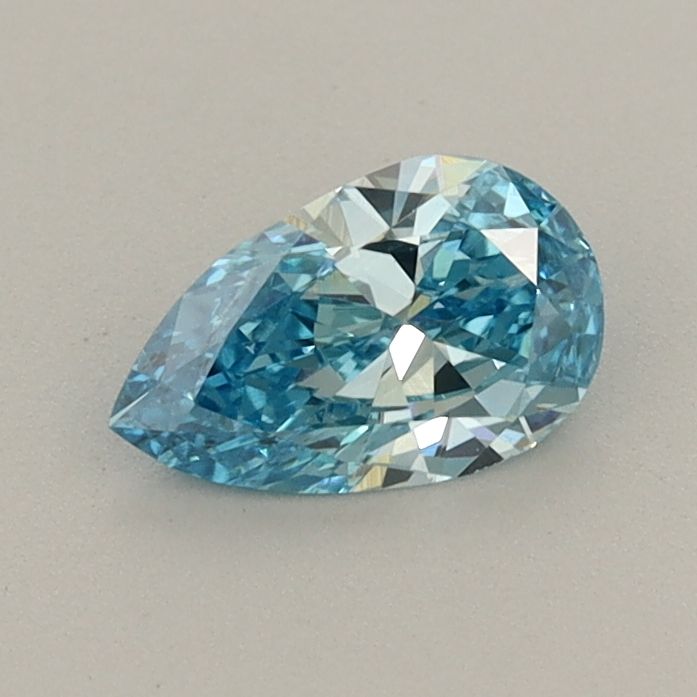 0.48 CT Fancy Vivid Blue PEAR