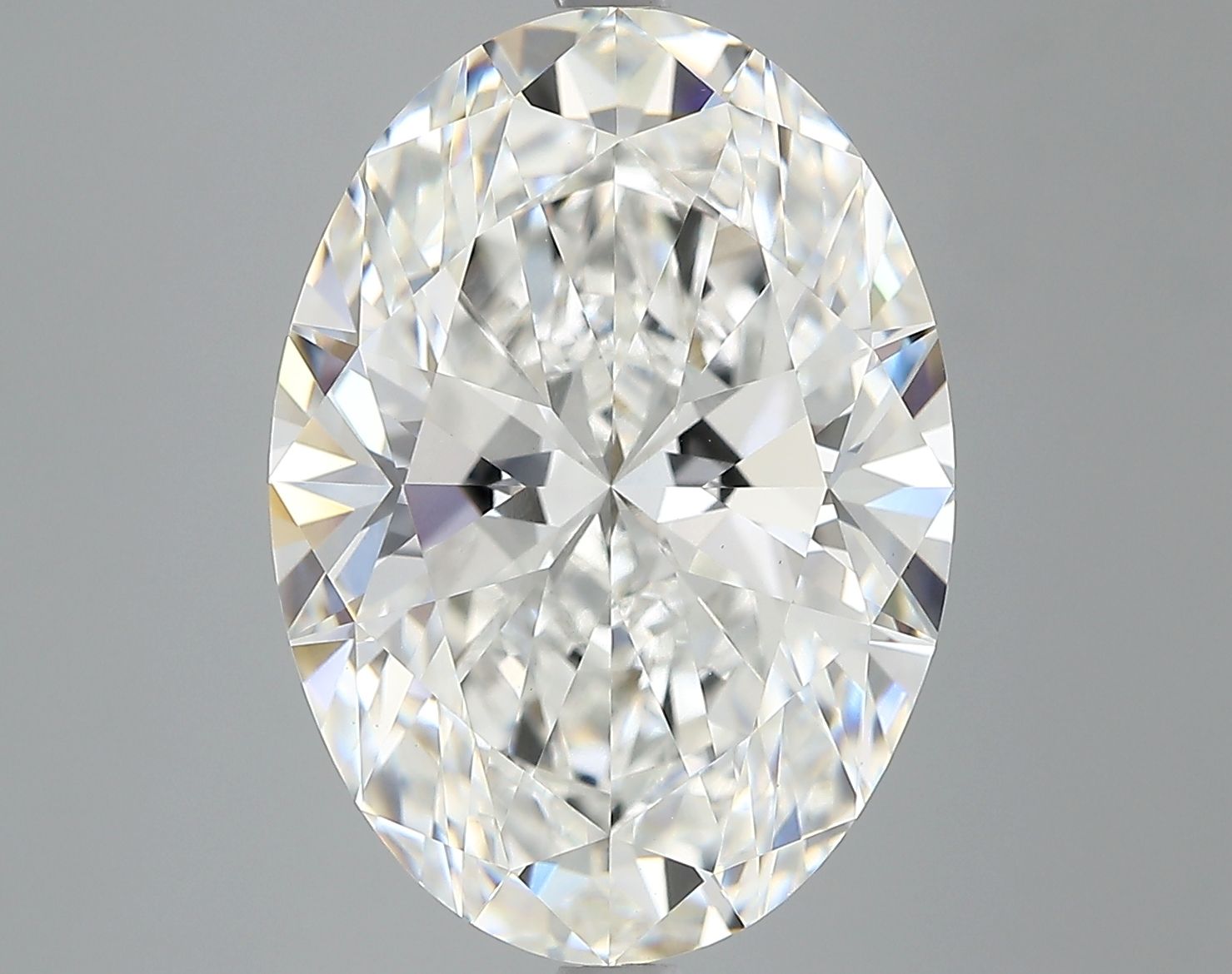 7.04 ct. oval Lab Grown Diamond front image