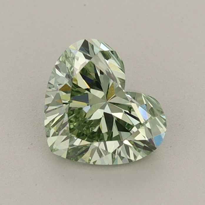 0.76 CT Fancy Intense Green HEART