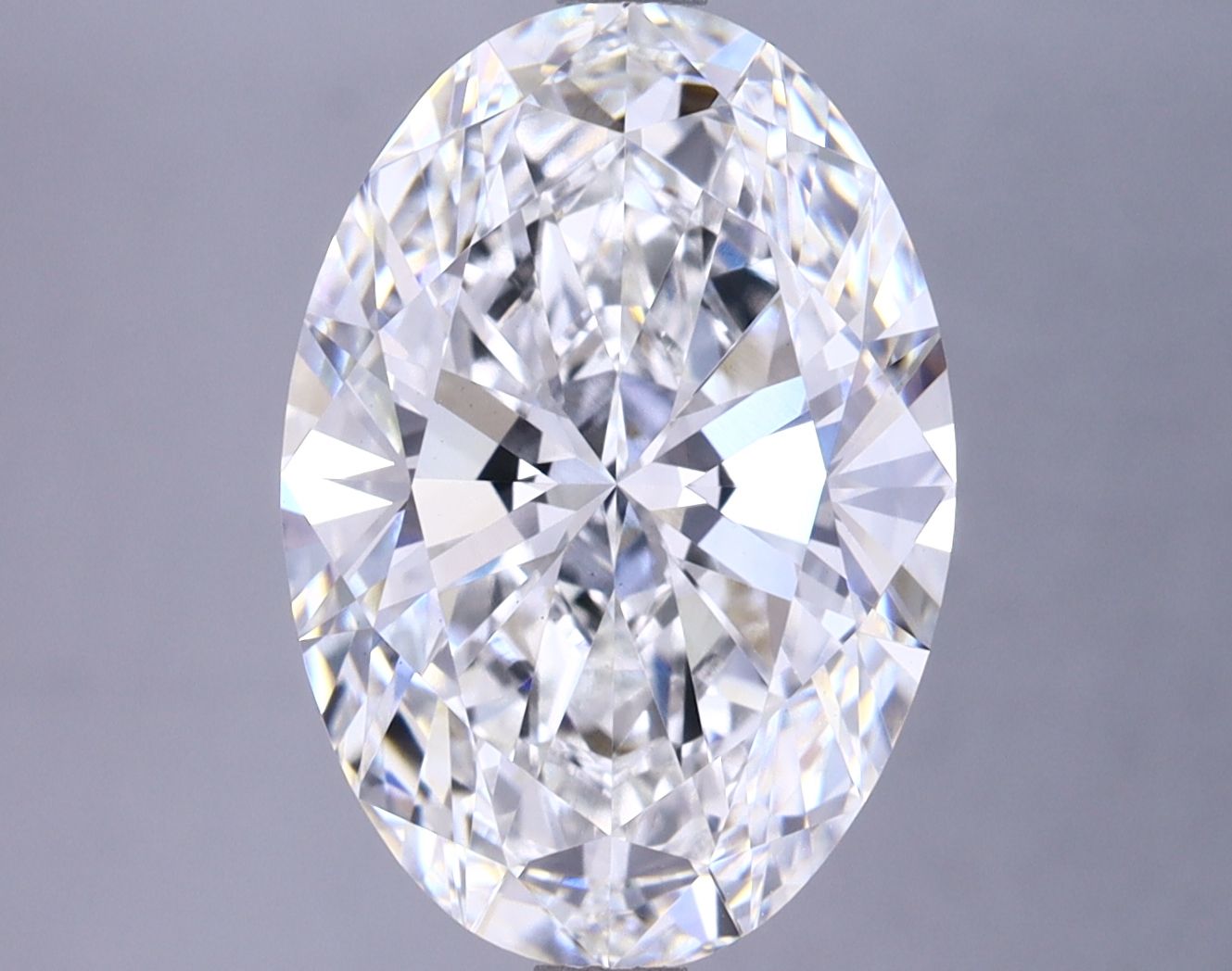 5.15 ct. oval Lab Grown Diamond front image