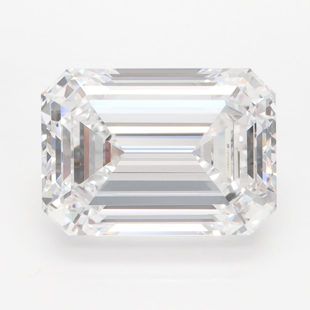 4.09 ct. emerald Lab Grown Diamond front image