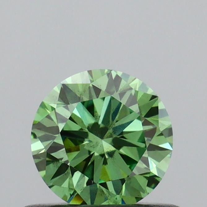 0.5 CT Fancy Vivid Green ROUND