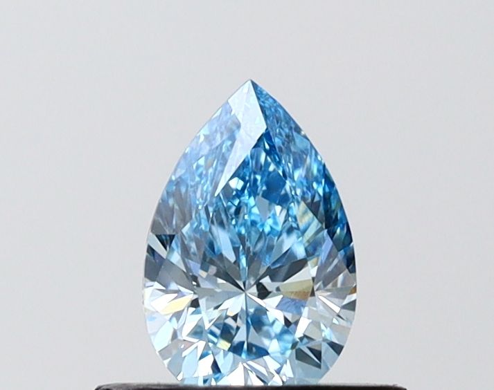 0.57 CT Fancy Vivid Blue PEAR