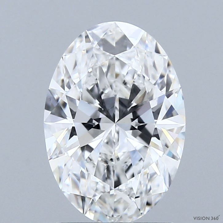 2.05 ct. oval Lab Grown Diamond front image
