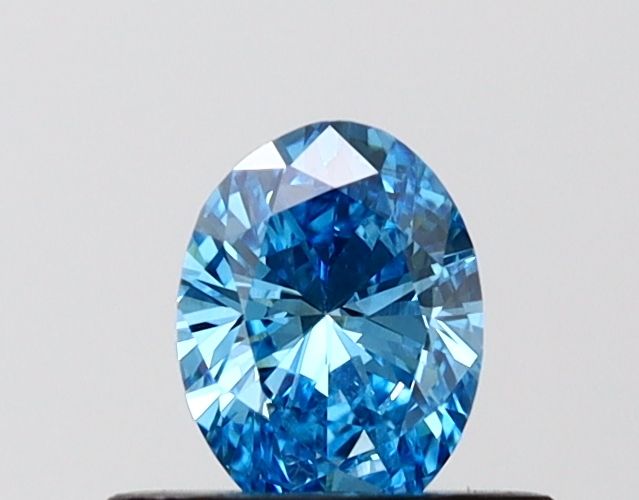 0.47 CT Fancy Vivid Blue OVAL