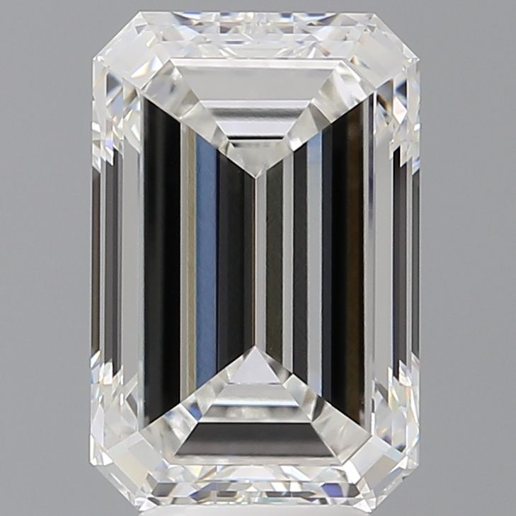 5.54 ct. emerald Lab Grown Diamond front image
