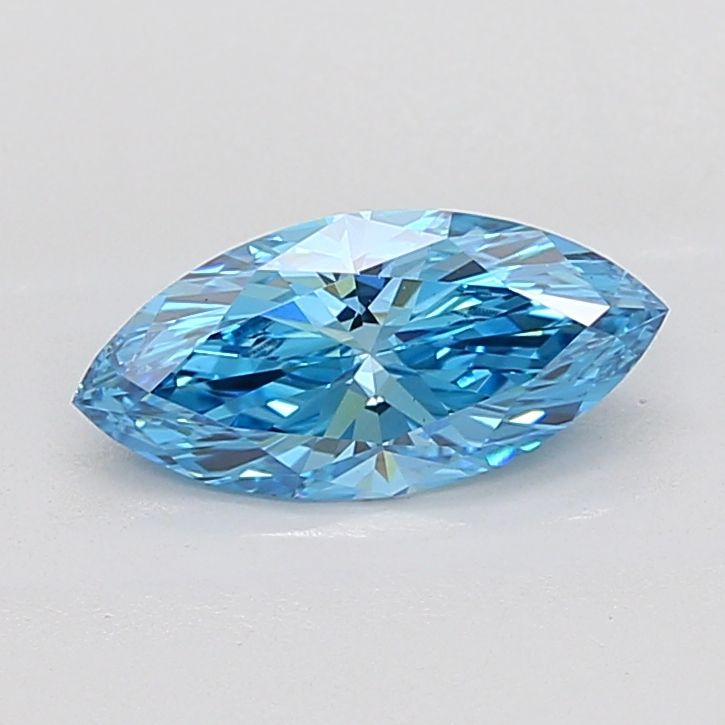 1.51 CT Fancy Vivid Blue MARQUISE
