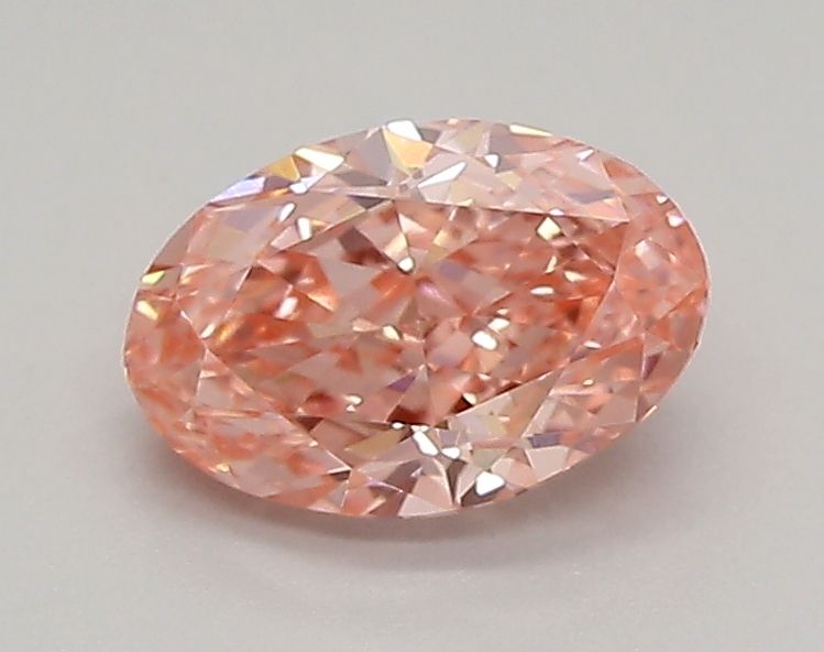 0.91 CT Fancy Vivid Pink OVAL