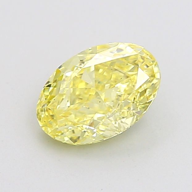 1.01 CT Fancy Intense Yellow OVAL