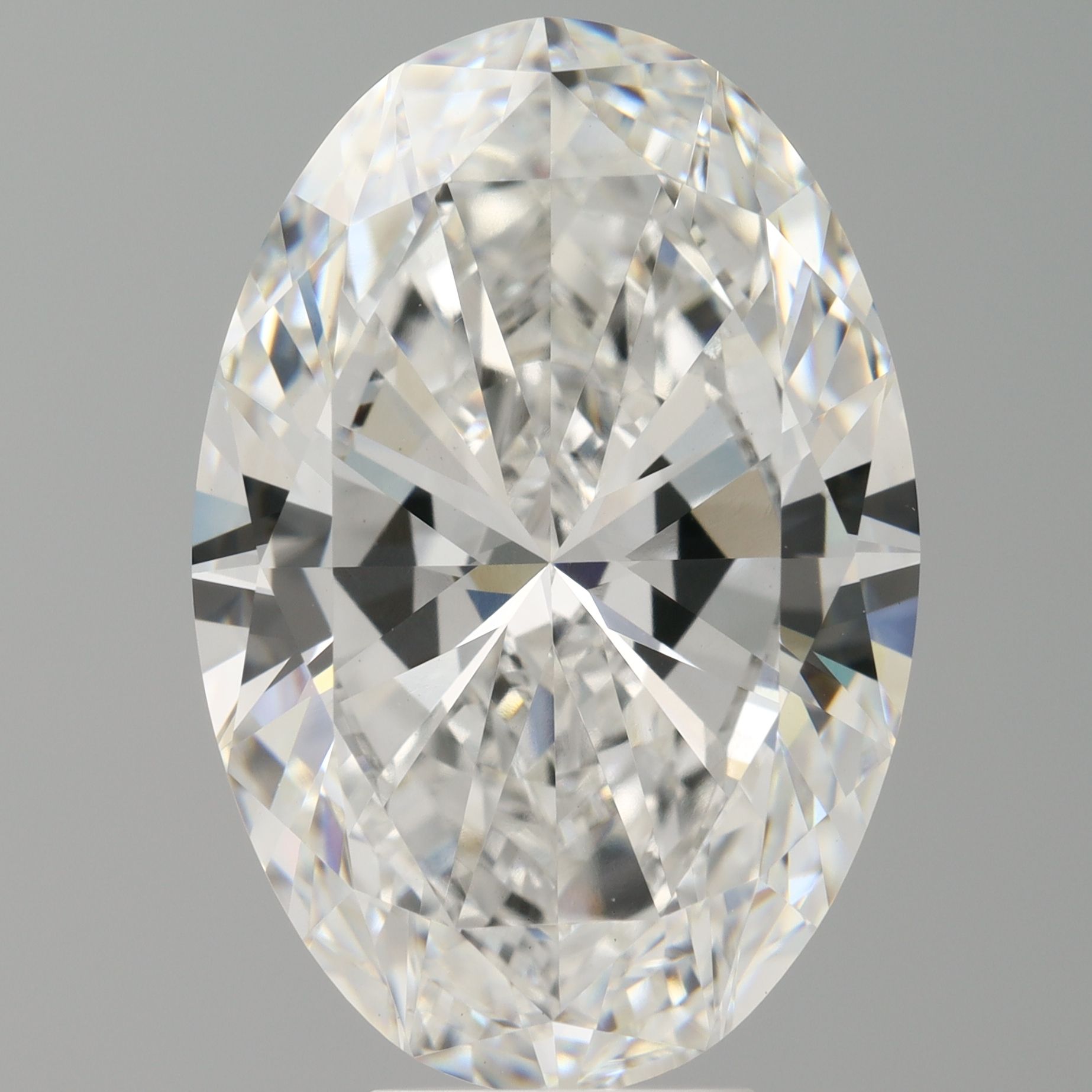 7.99 ct. oval Lab Grown Diamond front image