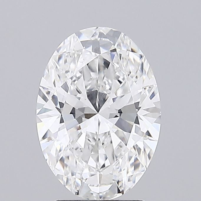 2.87 ct. oval Lab Grown Diamond front image