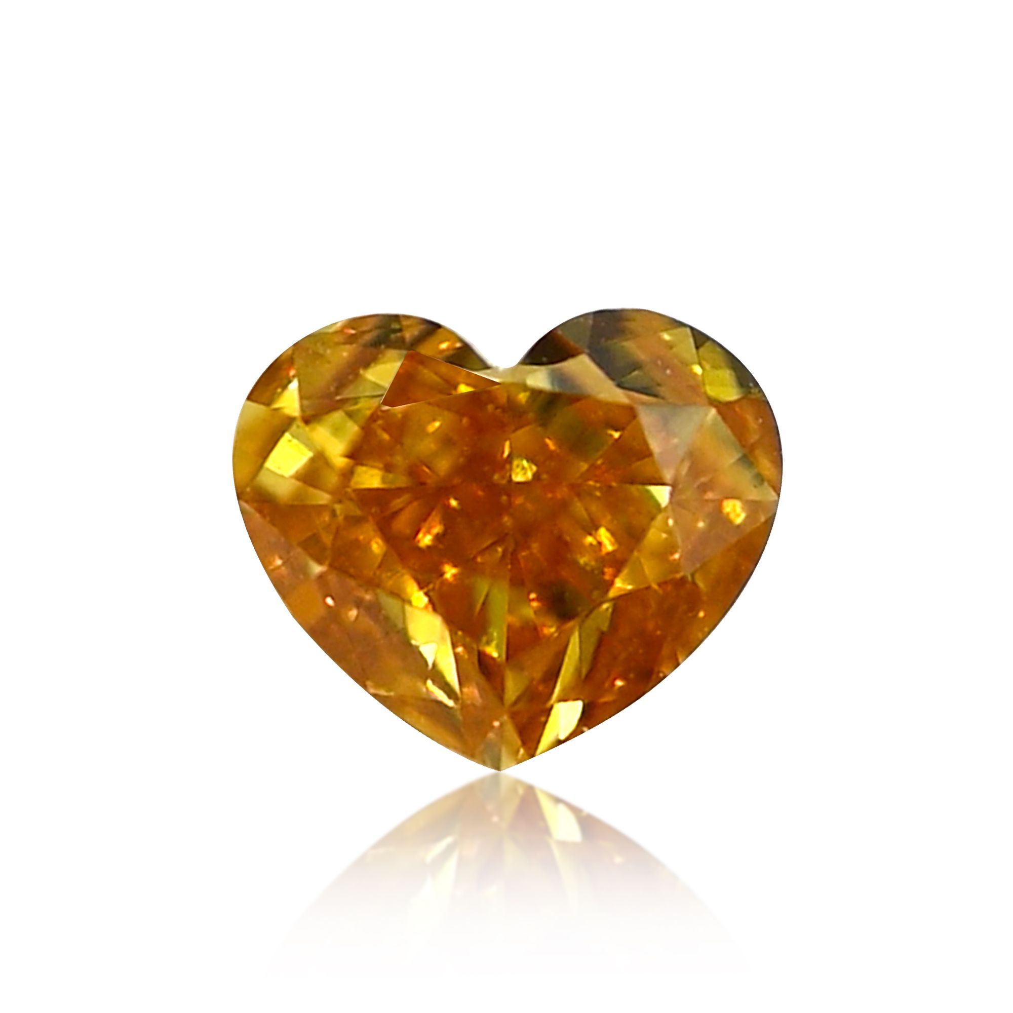 Diament 0.34 ct Fancy Vivid Orange Yellow/VS2