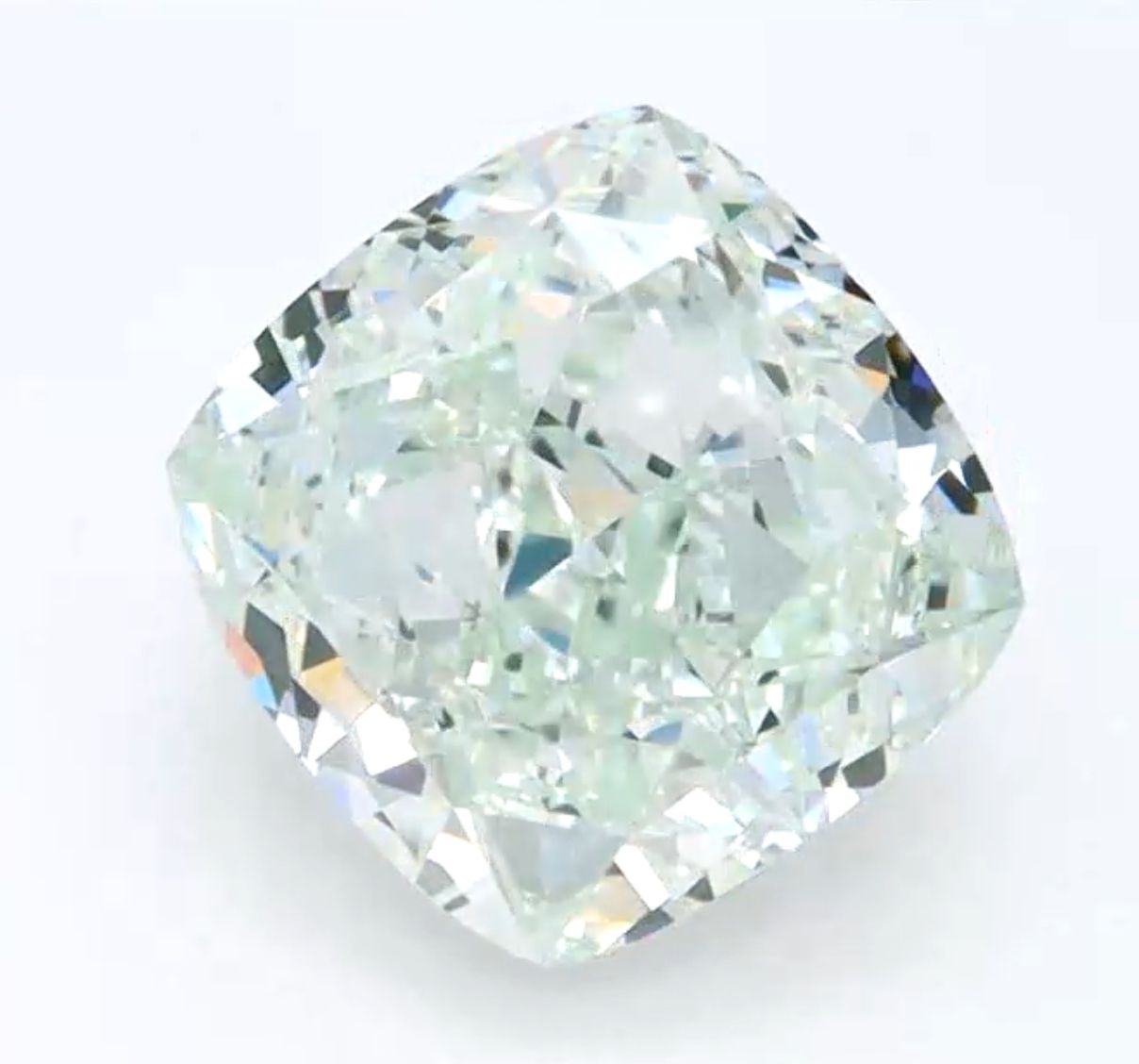 Diament 2.5 ct Fancy Light Green/SI1