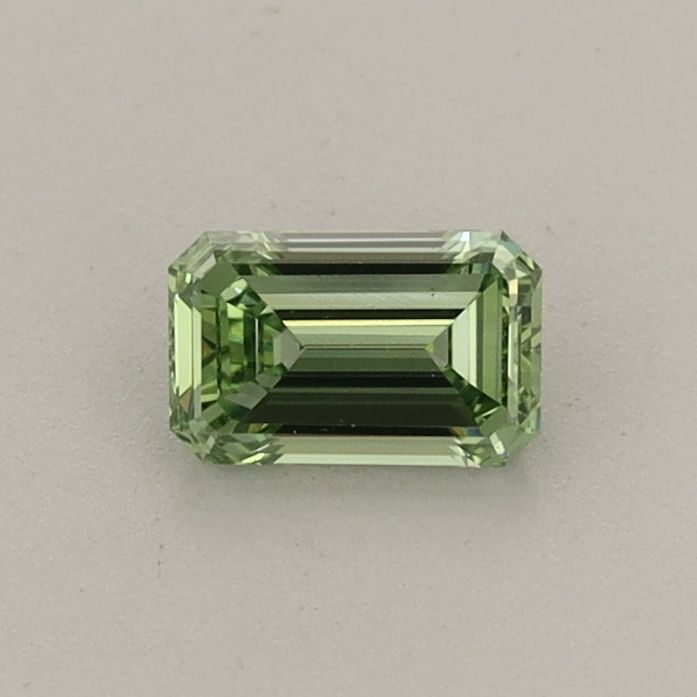 0.39 CT Fancy Vivid Green EMERALD