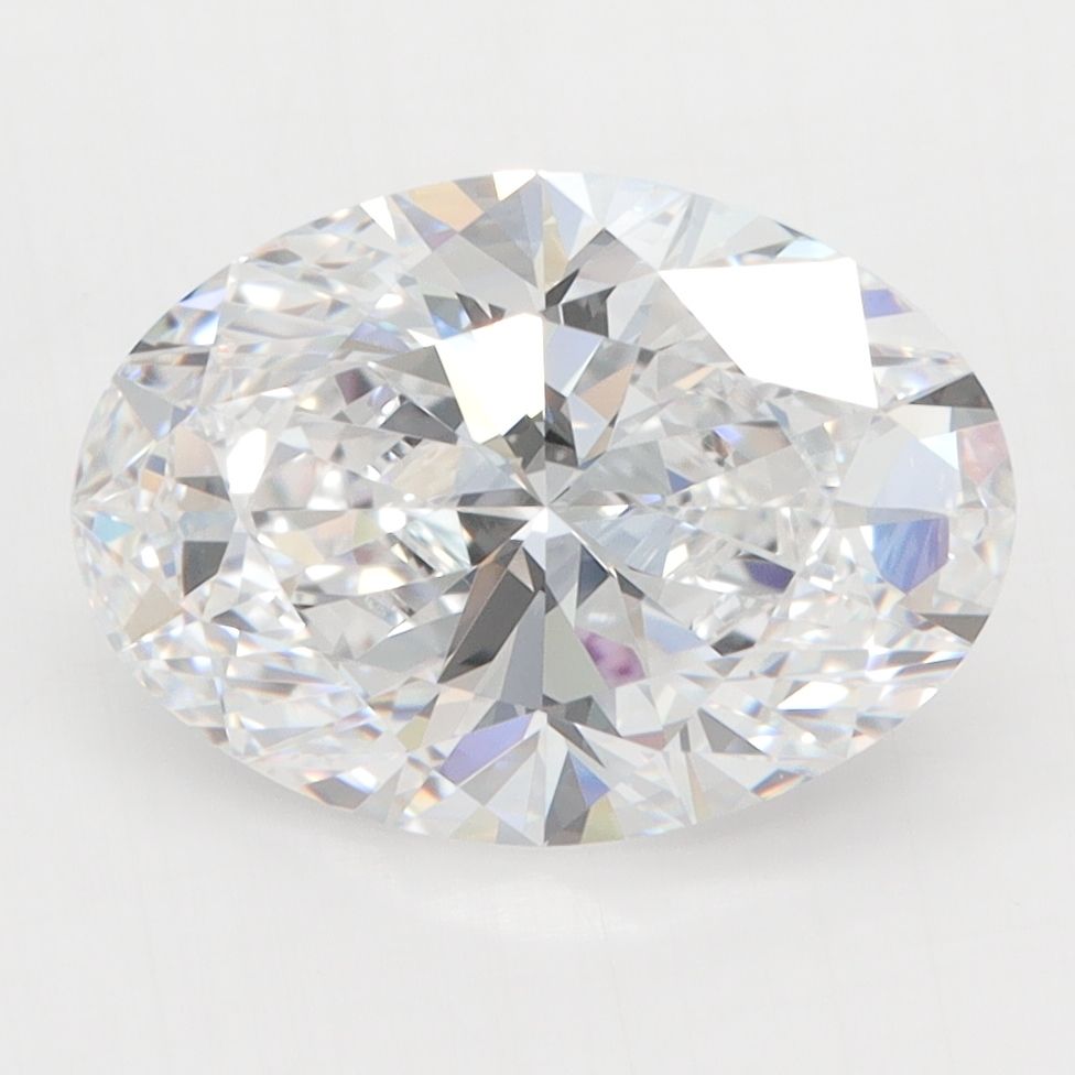 3.26 ct. oval Lab Grown Diamond front image