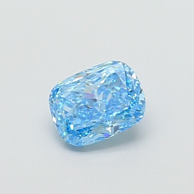1.09 CT Fancy Vivid Blue CUSHION MODIFIED