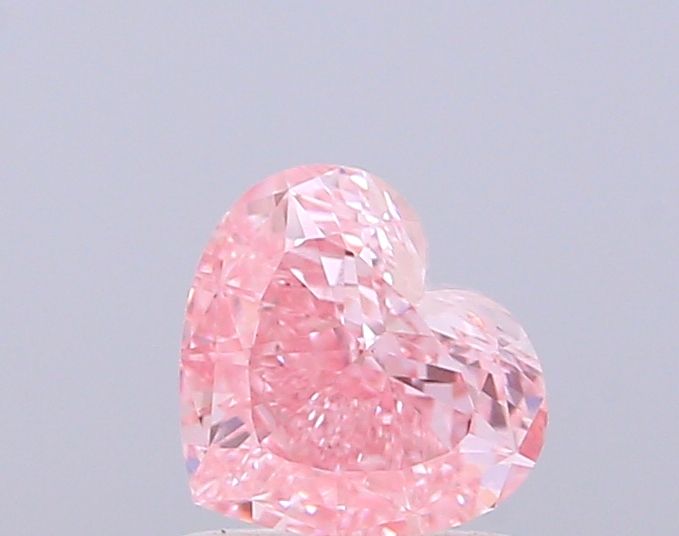 1.02 CT Fancy Vivid Pink HEART