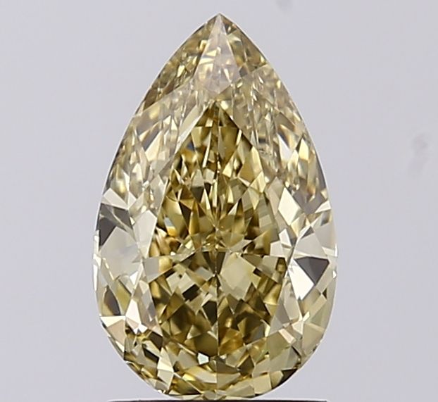 1.53 CT Fancy Yellow PEAR