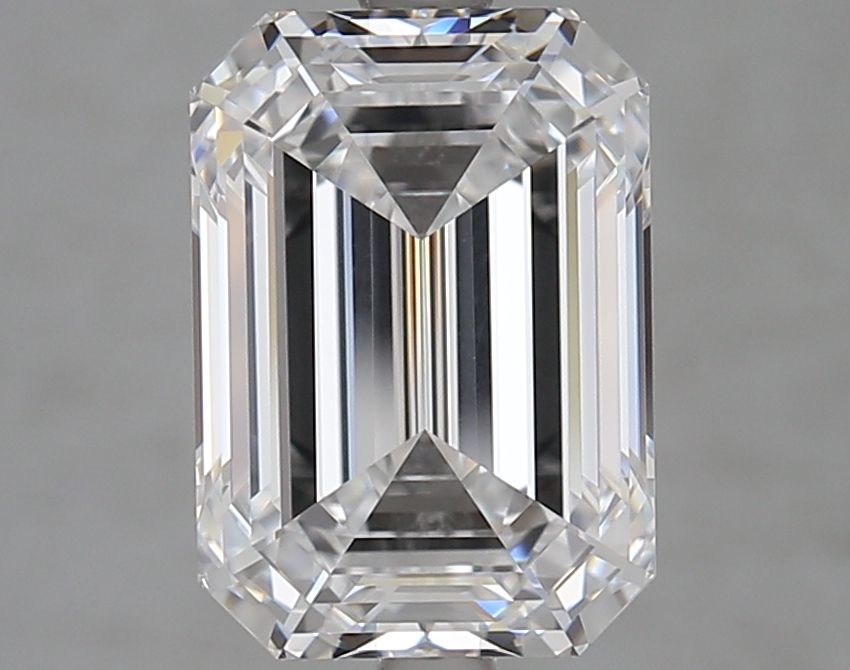 Diamant Émeraude 4.02 ct - Couleur D - Pureté VVS1