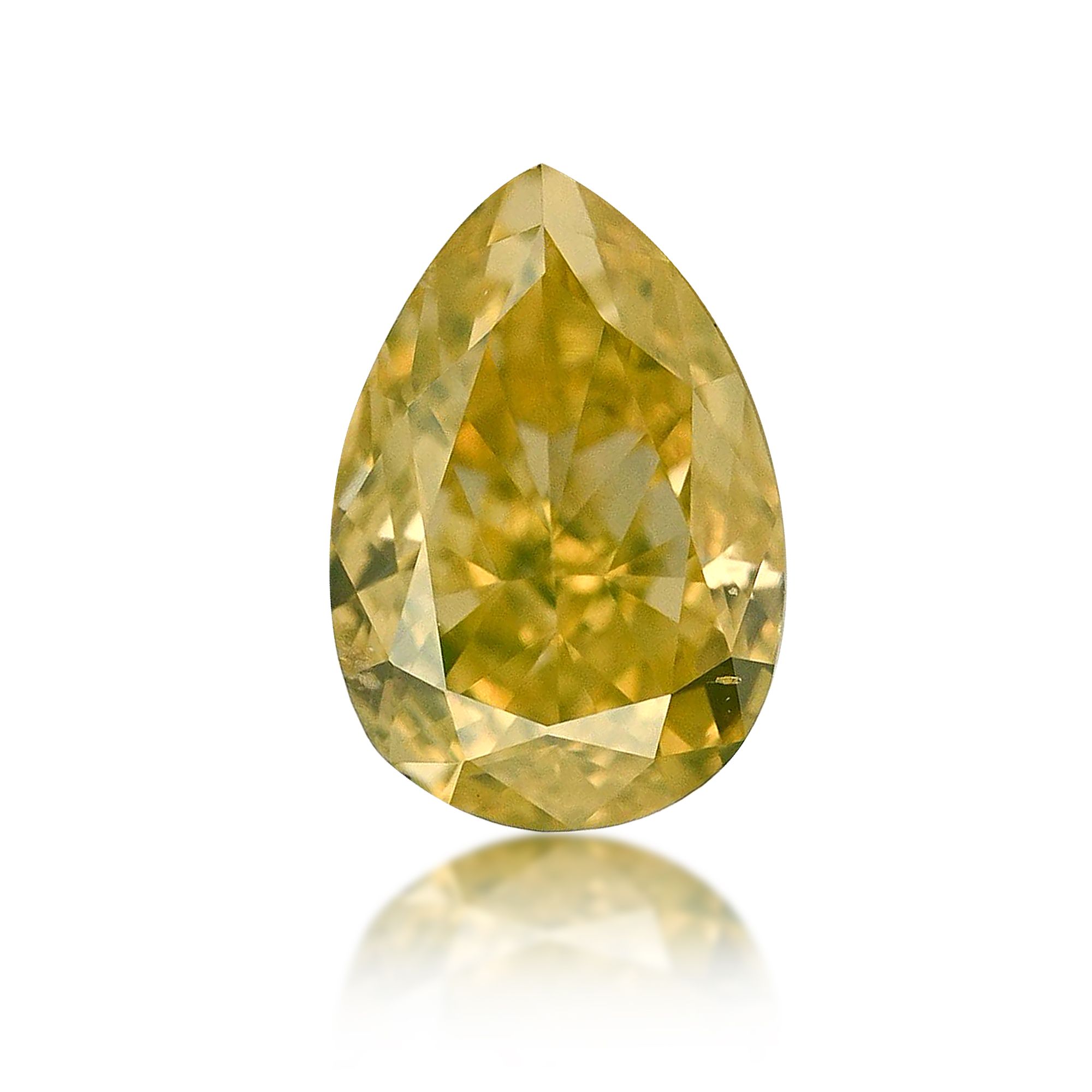 Diament 0.44 ct Fancy Intense Yellow/SI2