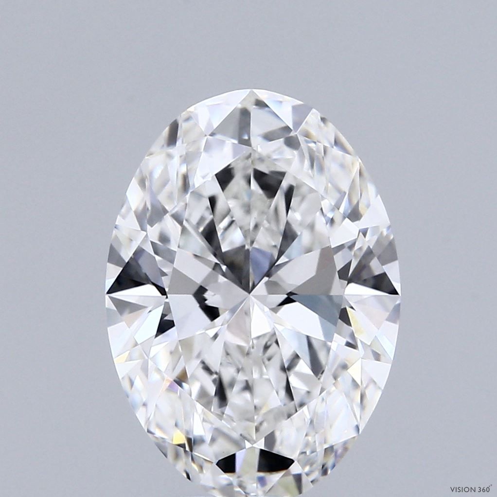 4.06 ct. oval Lab Grown Diamond front image