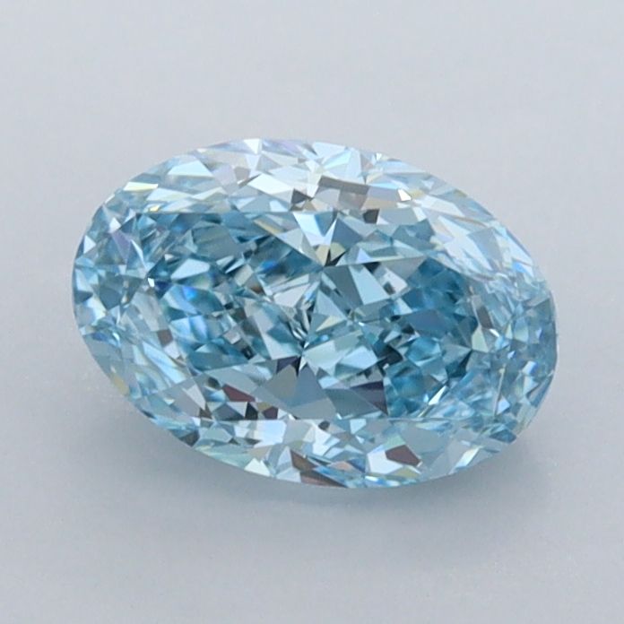 1.13 CT Fancy Vivid Blue OVAL