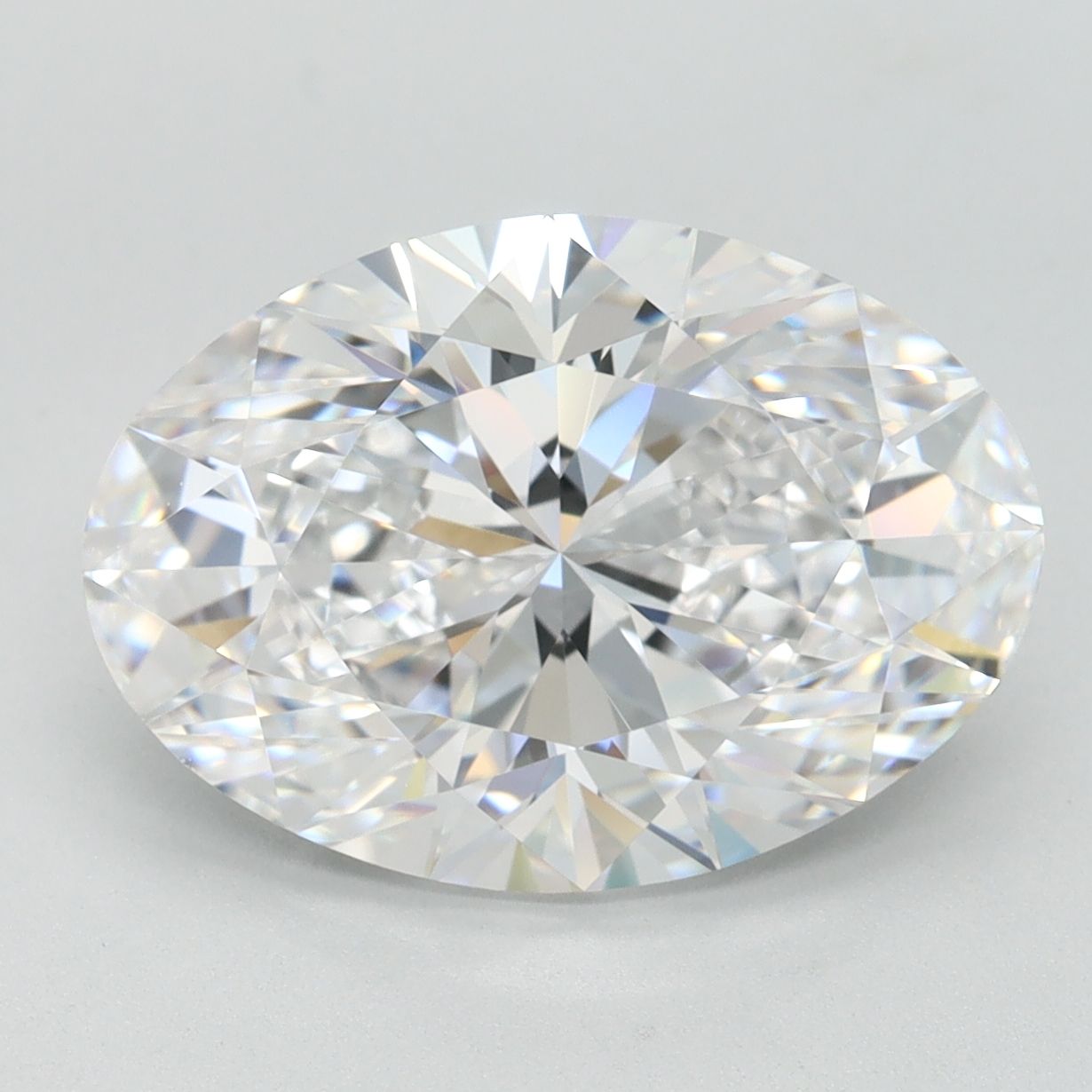 4.15 ct. oval Lab Grown Diamond front image