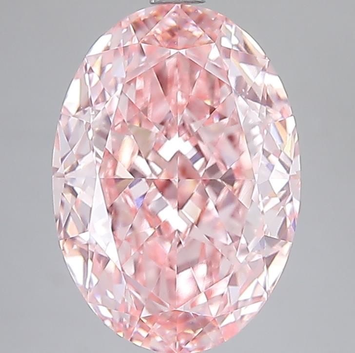 6.53 ct. oval Lab Grown Diamond front image