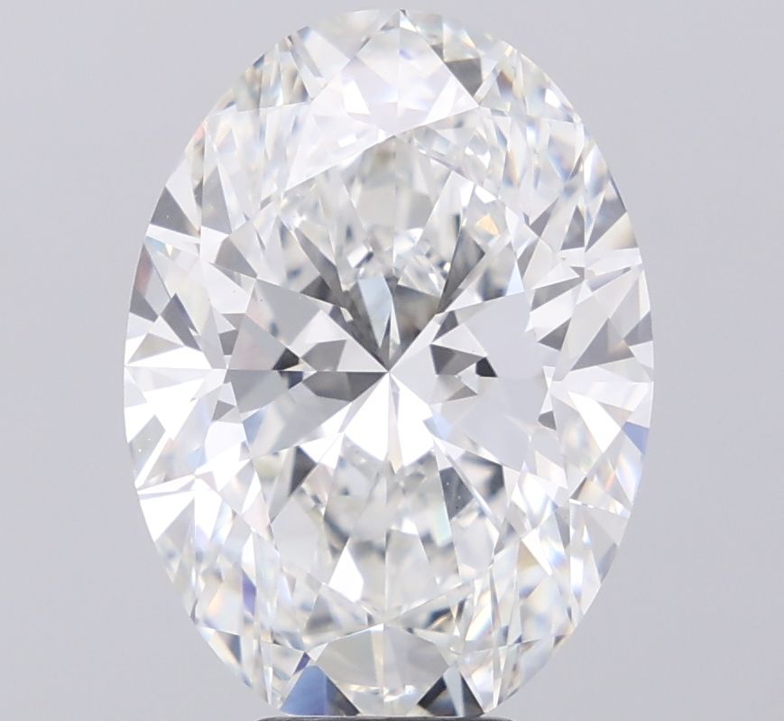 7.08 ct. oval Lab Grown Diamond front image