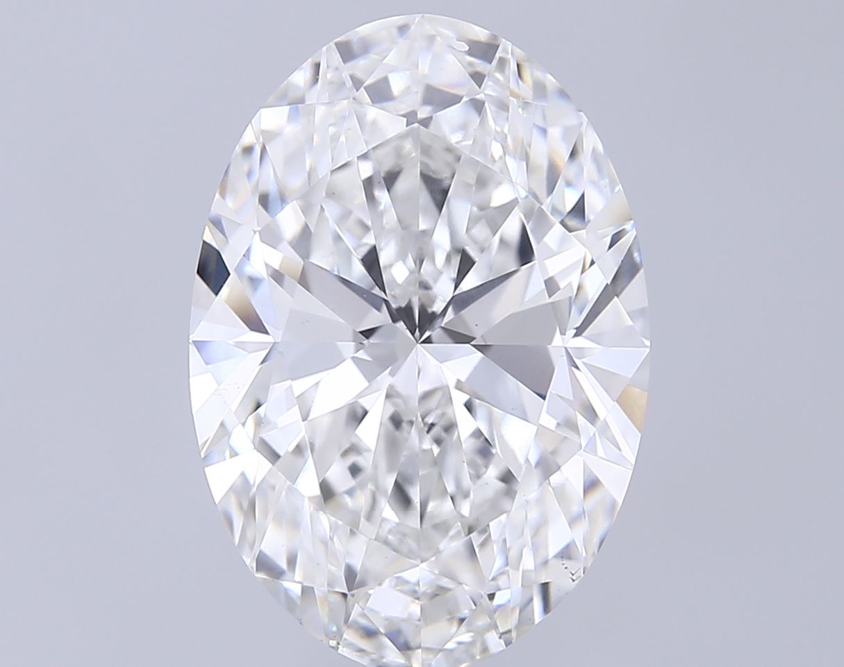 9.50 ct. oval Lab Grown Diamond front image