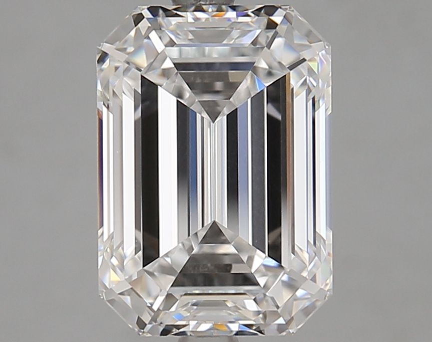 Diamant Émeraude 4.20 ct - Couleur D - Pureté VVS1