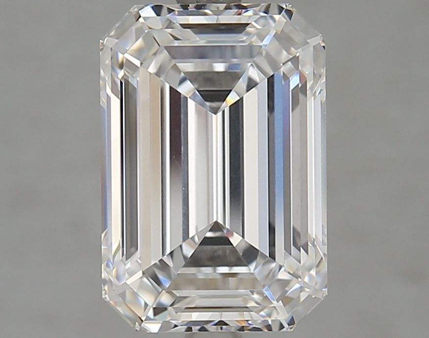 Diamant Émeraude 4.02 ct - Couleur D - Pureté VVS1