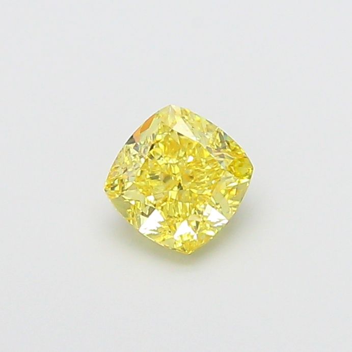 1.51 CT Fancy Intense Yellow CUSHION MODIFIED