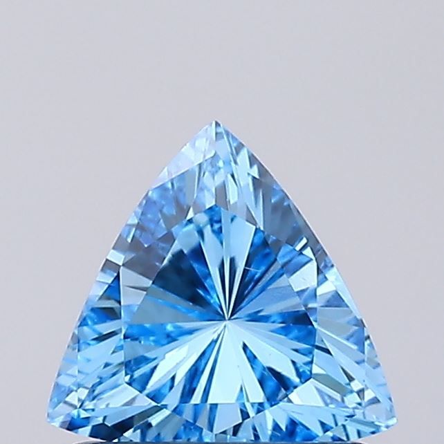 0.55 CT Fancy Vivid Blue TRIANGULAR