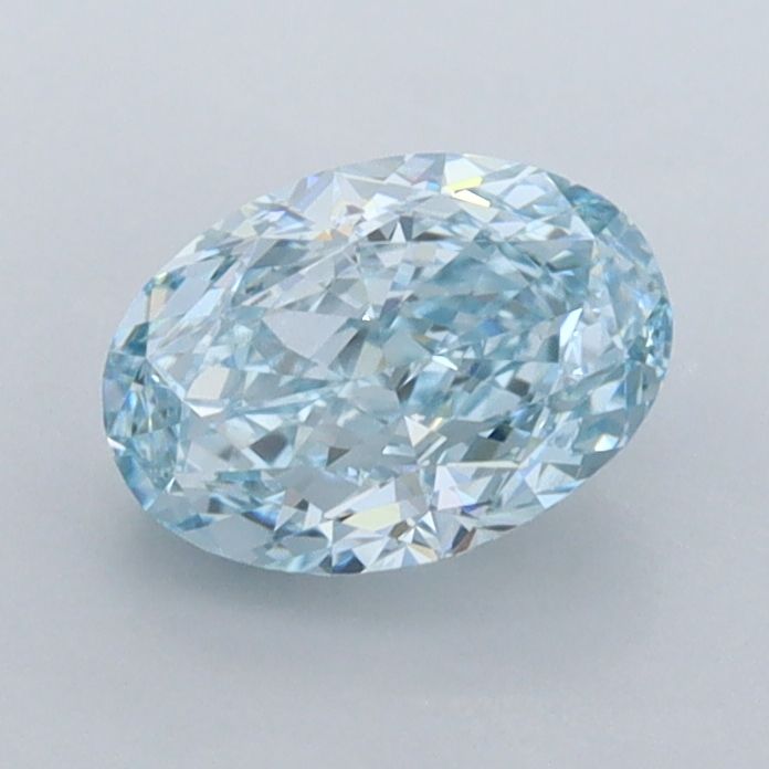1.08 CT Fancy Vivid Blue OVAL