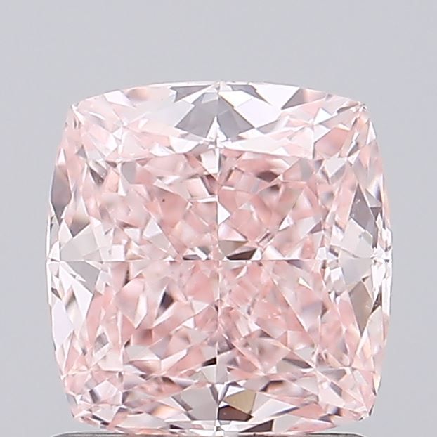1.44 CT Fancy Intense Pink CUSHION MODIFIED