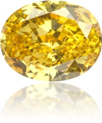 Diament 1.02 ct Fancy Vivid Orangey Yellow/SI1