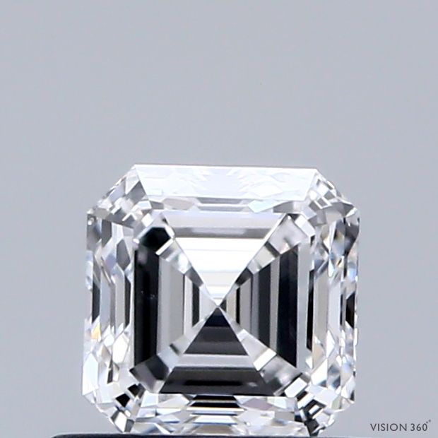 0.6 ct lab-grown Asscher Diamond