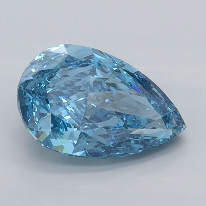 1.09 CT Fancy Vivid Blue PEAR