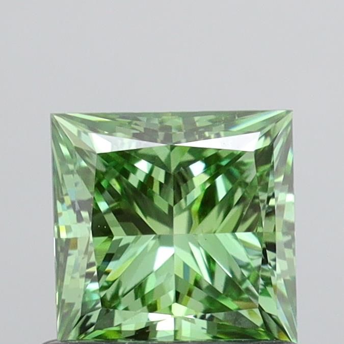 1 ct lab-grown Princess Diamond