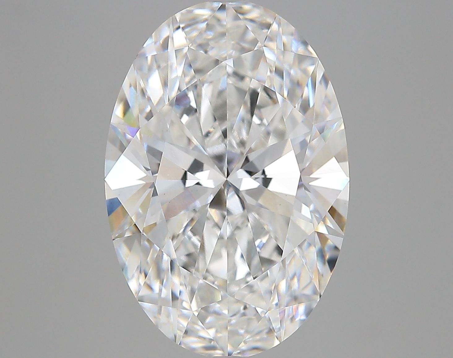 8.09 ct. oval Lab Grown Diamond front image