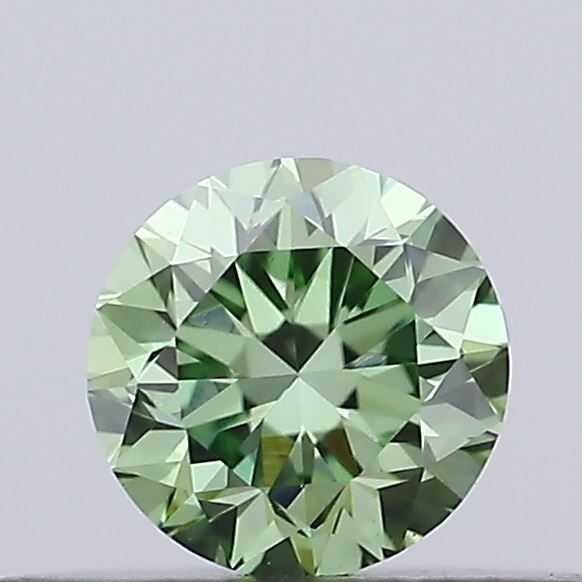 0.26 CT Fancy Vivid Green ROUND